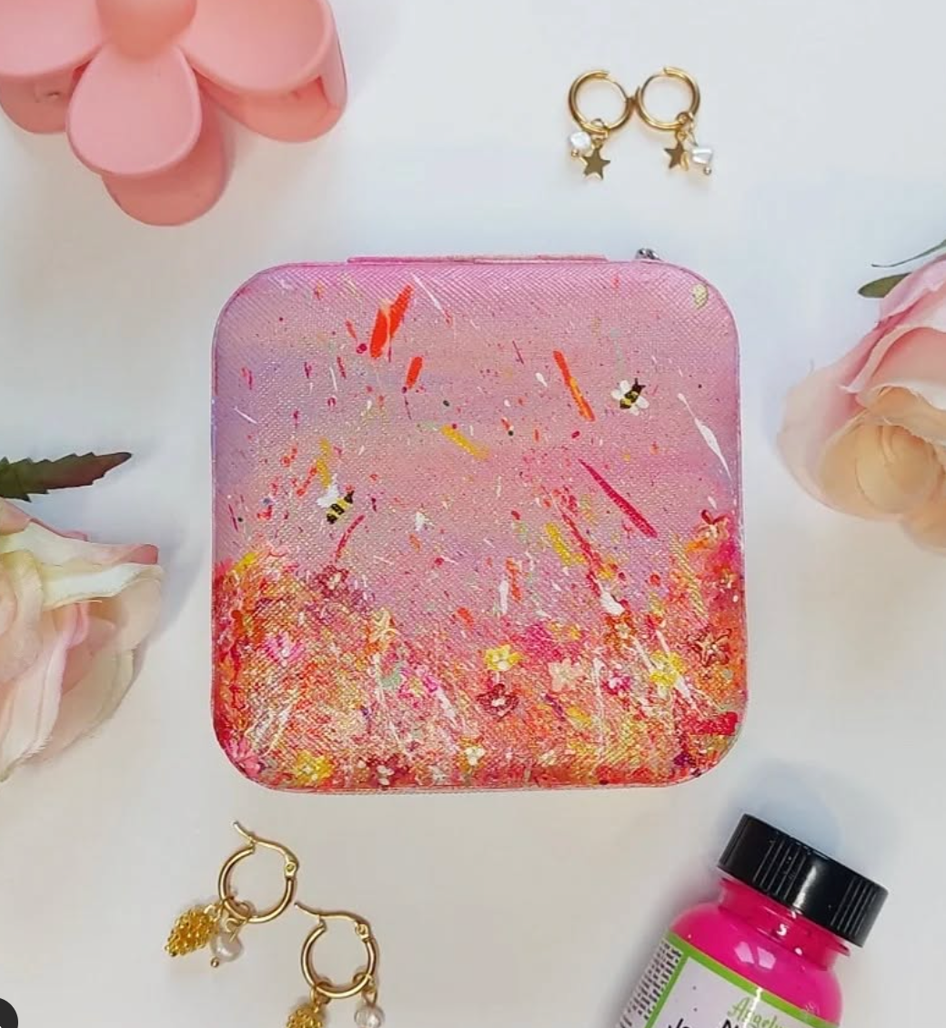 Hand painted Jewellery Box